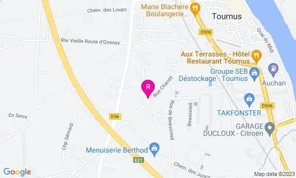Localisation Restaurant  Au Bon Accueil