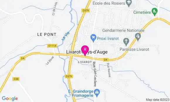 Localisation Crêperie La Sarrazine
