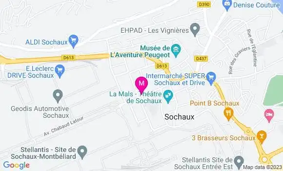 Localisation Restaurant  Le Vintage