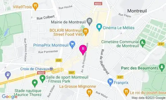 Localisation Restaurant  La Follia