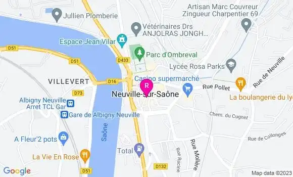 Localisation Restaurant  Un Gone en Ville