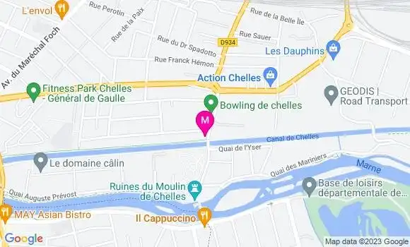 Localisation Restaurant  La Goujonnette