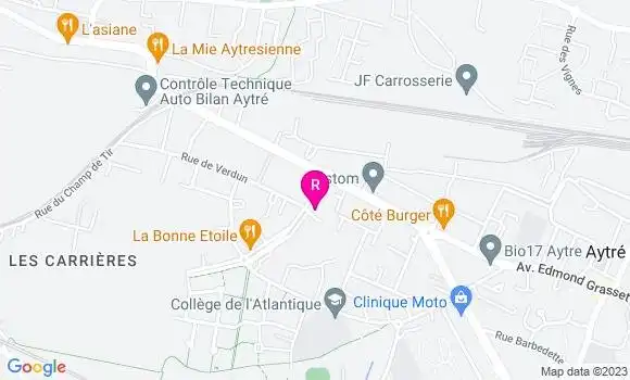 Localisation Restaurant  La Table de Gaspard