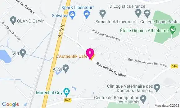 Localisation Restaurant  L