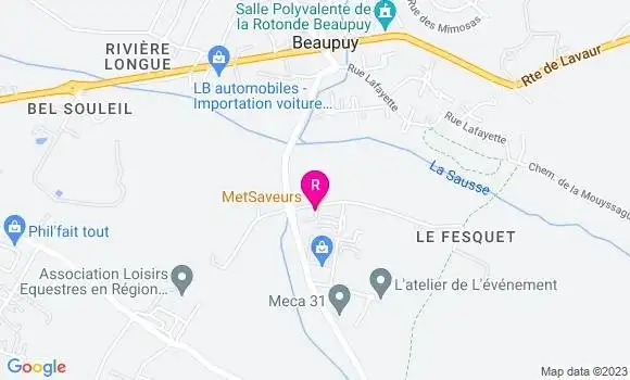 Localisation Restaurant  Metsaveurs