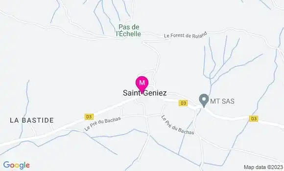 Localisation Restaurant Bar Le Dromon