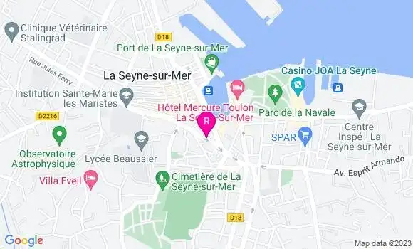 Localisation Restaurant  O Perrin