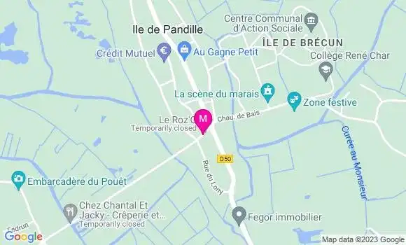 Localisation Restaurant  Le Roz