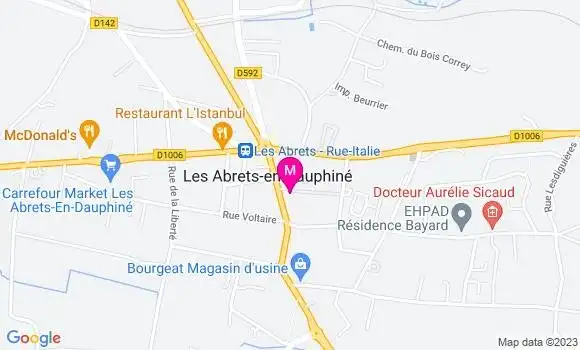 Localisation Restaurant Bar Le Saxo