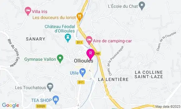 Localisation Peeky Brasserie