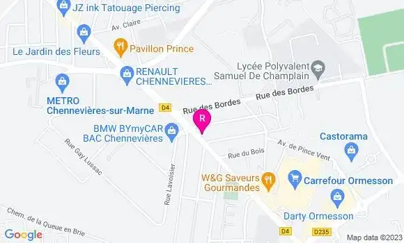Localisation Restaurant Bar Le Rouergue