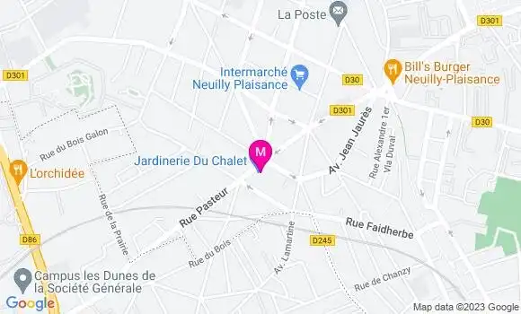 Localisation Restaurant  Jardinerie du Chalet