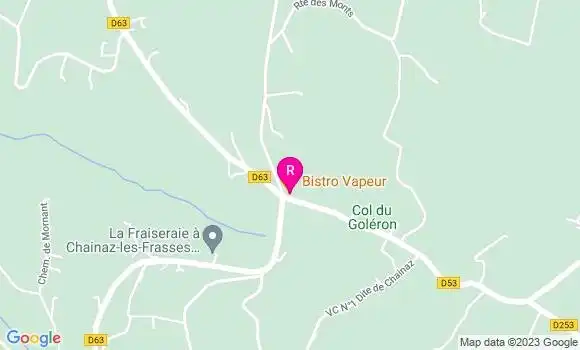 Localisation Bistrot Bistro Vapeur