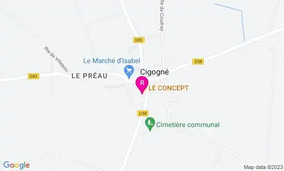 Localisation Restaurant  Le Concept