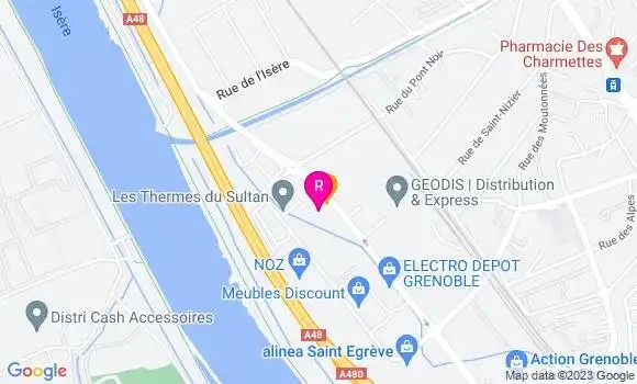 Localisation Grill Restaurant Pacific