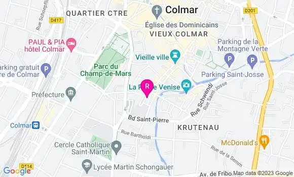 Localisation Restaurant  Les Six Montagnes