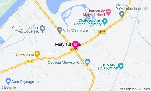 Localisation Le Bistrot du Château