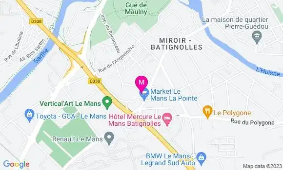 Localisation Restaurant  Les Tontons