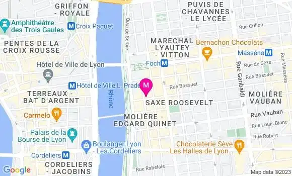 Localisation Restaurant  La Cuisine du Molière