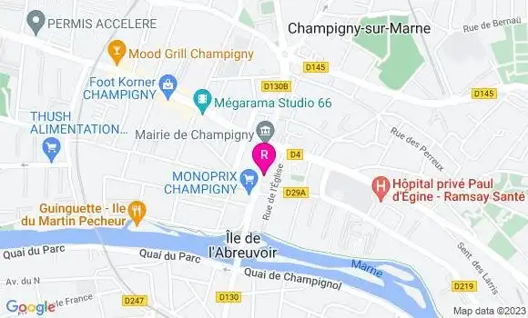 Localisation Restaurant  Le Steak du Baron
