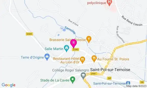 Localisation Restaurant  Le Petit Gauchin