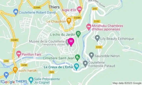 Localisation Restaurant  Le Coutelier