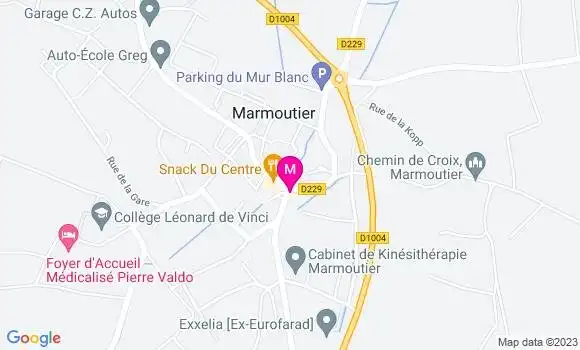 Localisation Restaurant  A la Charrue
