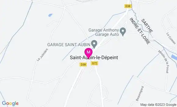 Localisation Restaurant  Ô St Aubin
