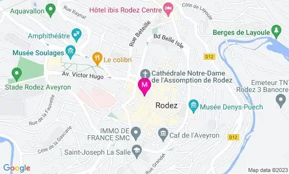 Localisation Restaurant  La Table Froment