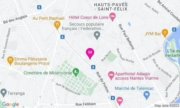 Localisation Restaurant  Un Pavé Dans la Vigne