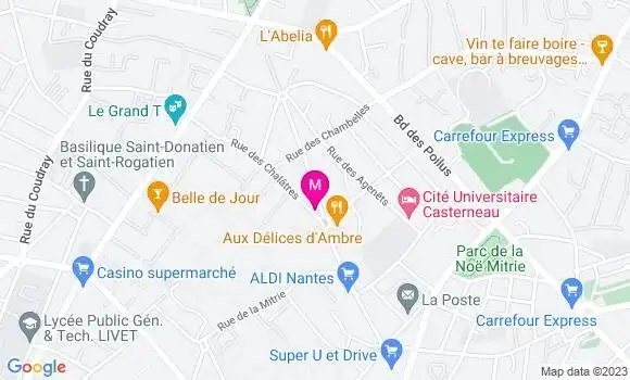 Localisation Restaurant  Les Filles de la Côte