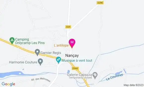Localisation Restaurant  L