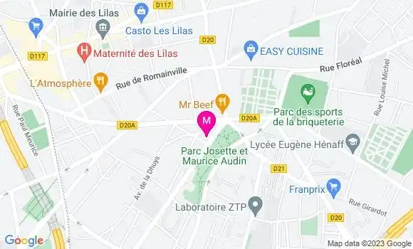 Localisation Restaurant  Le Gambetta
