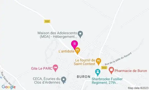 Localisation Restaurant Bar L