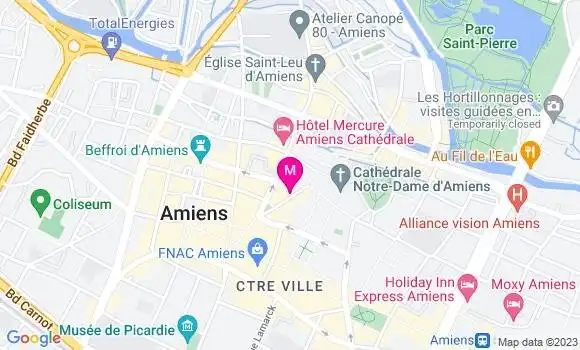 Localisation Restaurant  Les Inséparables