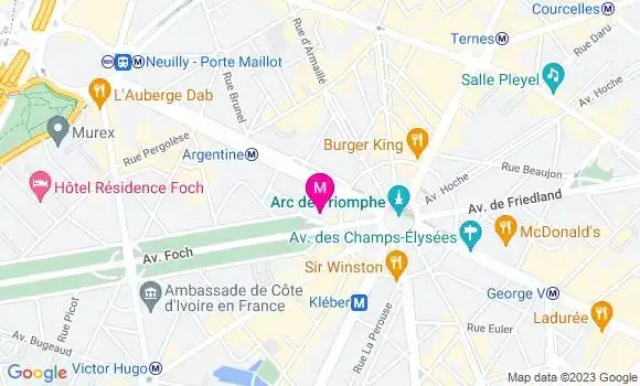 Localisation Restaurant  Le Vogue