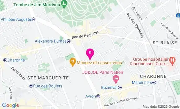 Localisation Restaurant  Des Terres