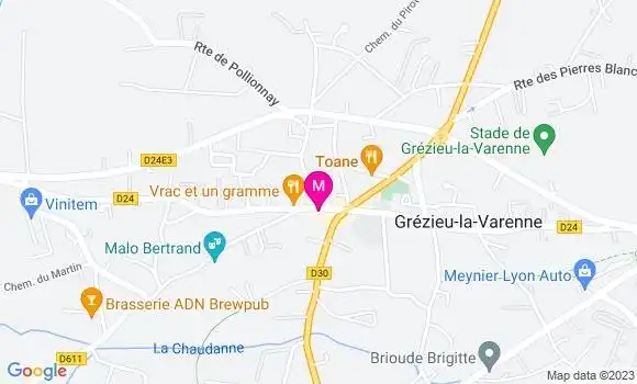 Localisation Restaurant Italien La Strada