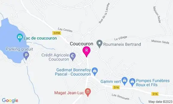 Localisation Restaurant  La Table de Mon Père