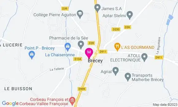 Localisation Restaurant  Le M
