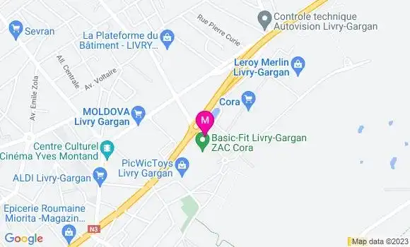 Localisation Restaurant Grill Courtepaille
