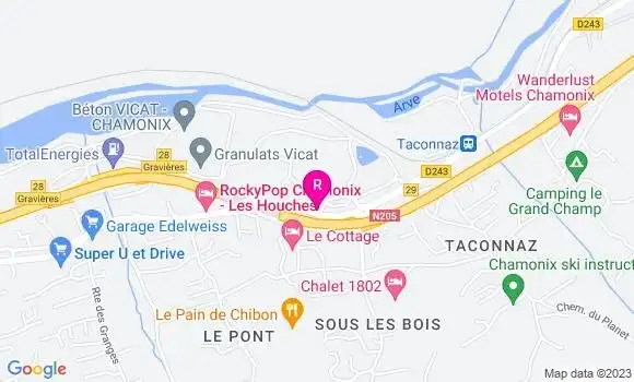 Localisation Restaurant Grill Courtepaille