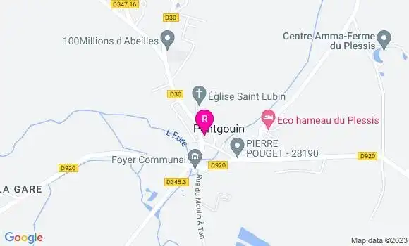 Localisation Café La Maison Jaune
