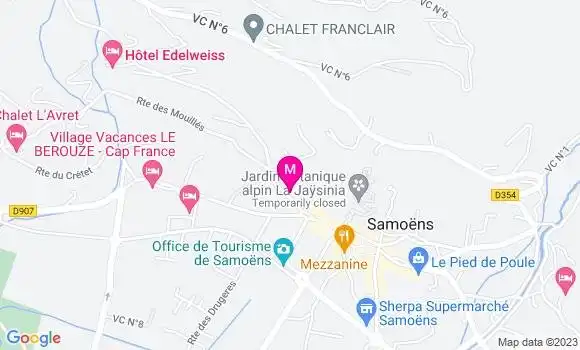 Localisation Restaurant  Le Frahan