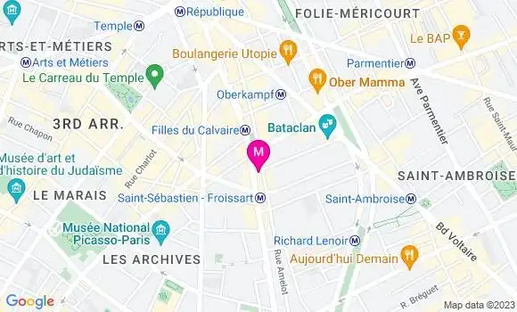 Localisation Restaurant  Boulangerie Dupain