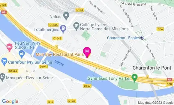Localisation Restaurant  Le Mun Bay
