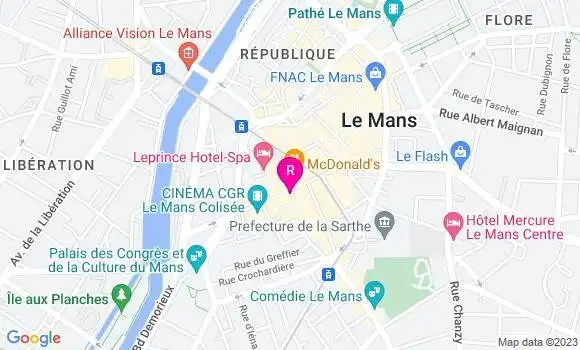 Localisation Restaurant Asiatique Santosha