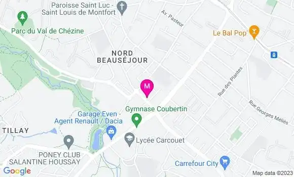 Localisation Restaurant  Le Palais du Parnasse