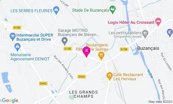 Localisation Restaurant  Le Relais 143