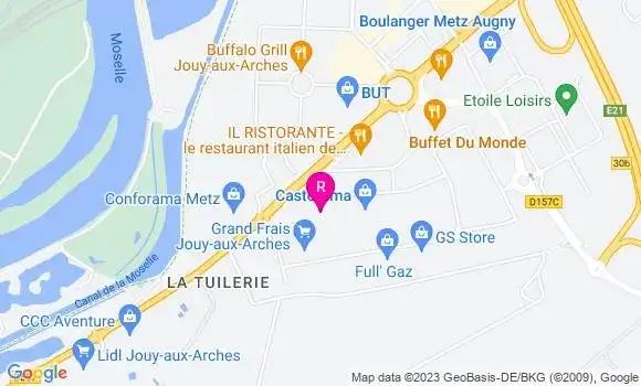 Localisation Restaurant  Au Bureau